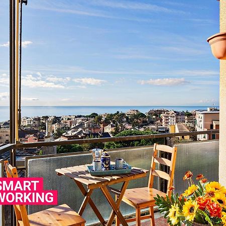Homey Seaview Apartment By Wonderful Italy Genua Exterior foto