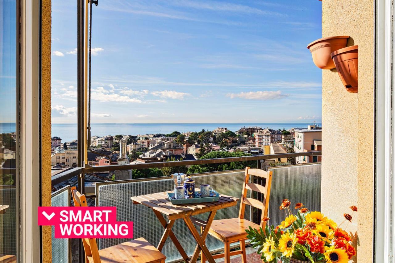 Homey Seaview Apartment By Wonderful Italy Genua Exterior foto